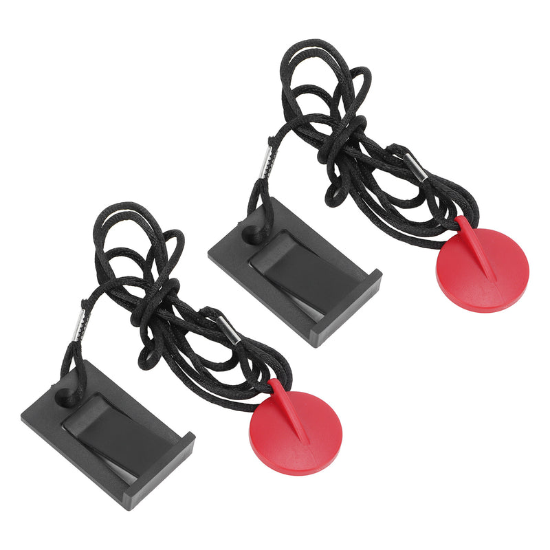 2 Pcs Universal Magnet Safety Key Running Machine Safety Key Compact Easy Operation for Treadmills
