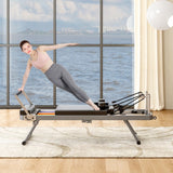 Pilates Core Bed, Foldable Home High Quality, Yoga Studio Same Commercial Fitness Equipment, Black