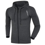 Men's Stretch Fitted Hoodie for Outdoor Fitness