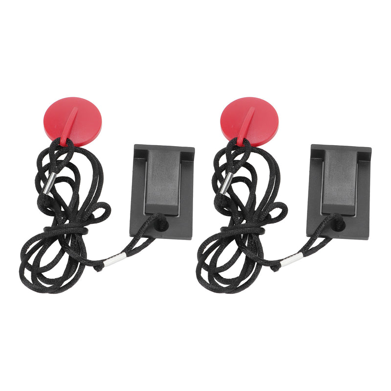 2 Pcs Universal Magnet Safety Key Running Machine Safety Key Compact Easy Operation for Treadmills