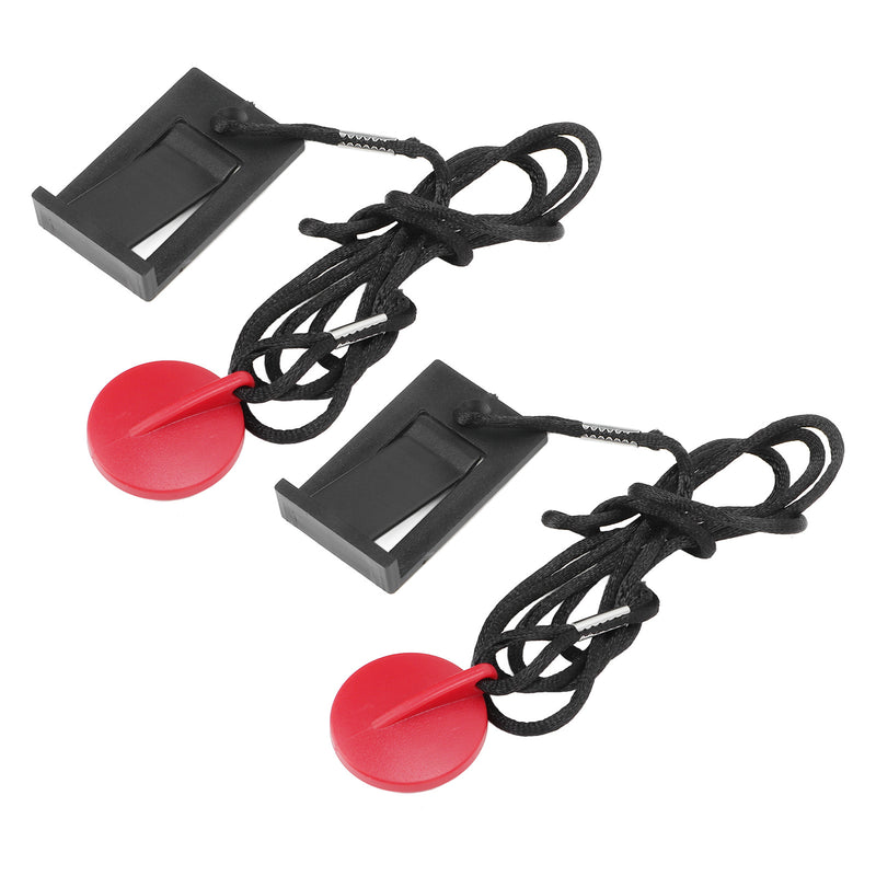 2 Pcs Universal Magnet Safety Key Running Machine Safety Key Compact Easy Operation for Treadmills