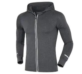 Men's Stretch Fitted Hoodie for Outdoor Fitness